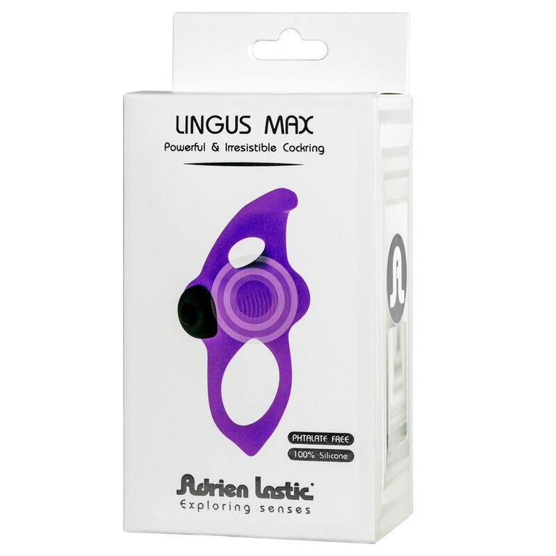 ADRIEN LASTIC - LINGUS MAX ANILLO VIBRADOR VIOLETA - Sensuana.es