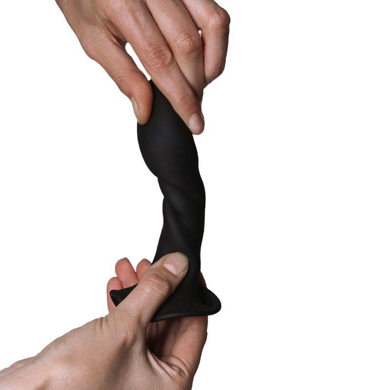 ADRIEN LASTIC - HITSENS 5 DILDO SILICONA NEGRO - Sensuana.es