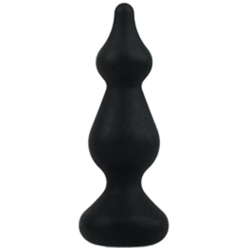 ADRIEN LASTIC - AMUSE PLUG ANAL SILICONA NEGRO TALLA S - Sensuana.es