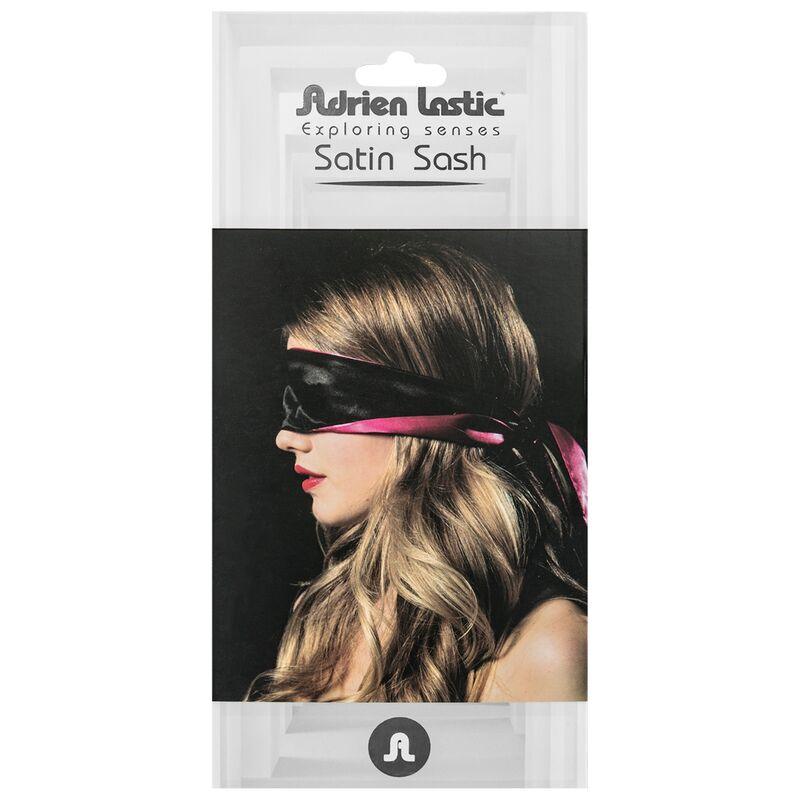 ADRIEN LASTIC - VENDA SATIN REVERSIBLE ROSA/NEGRO - Sensuana.es