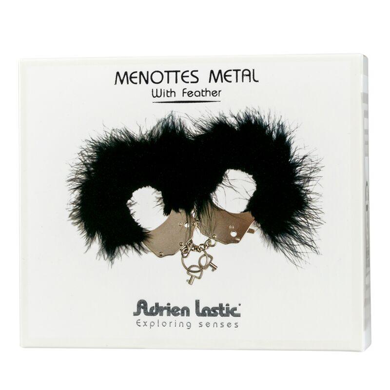 ADRIEN LASTIC - ESPOSAS METAL CON PLUMAS NEGRO - Sensuana.es