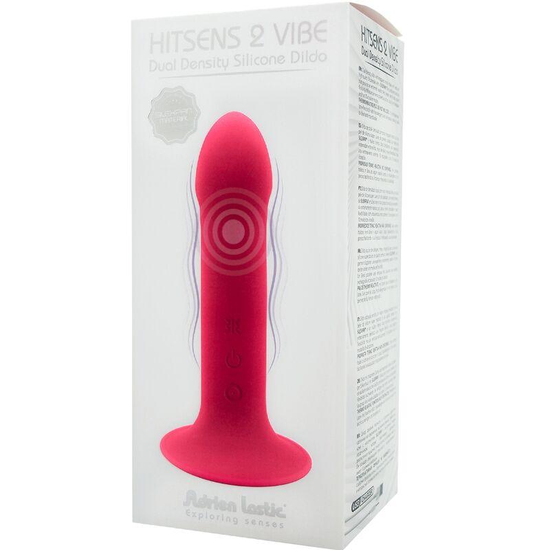 ADRIEN LASTIC - HITSENS VIBE 2 DILDO SILICONA ROSA - Sensuana.es