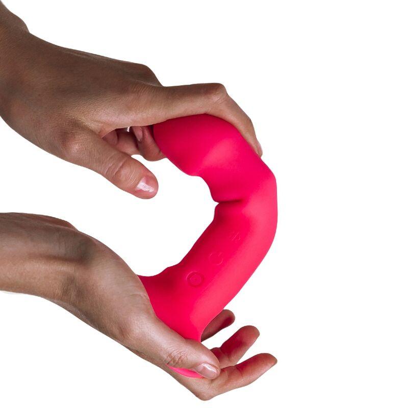 ADRIEN LASTIC - HITSENS VIBE 2 DILDO SILICONA ROSA - Sensuana.es