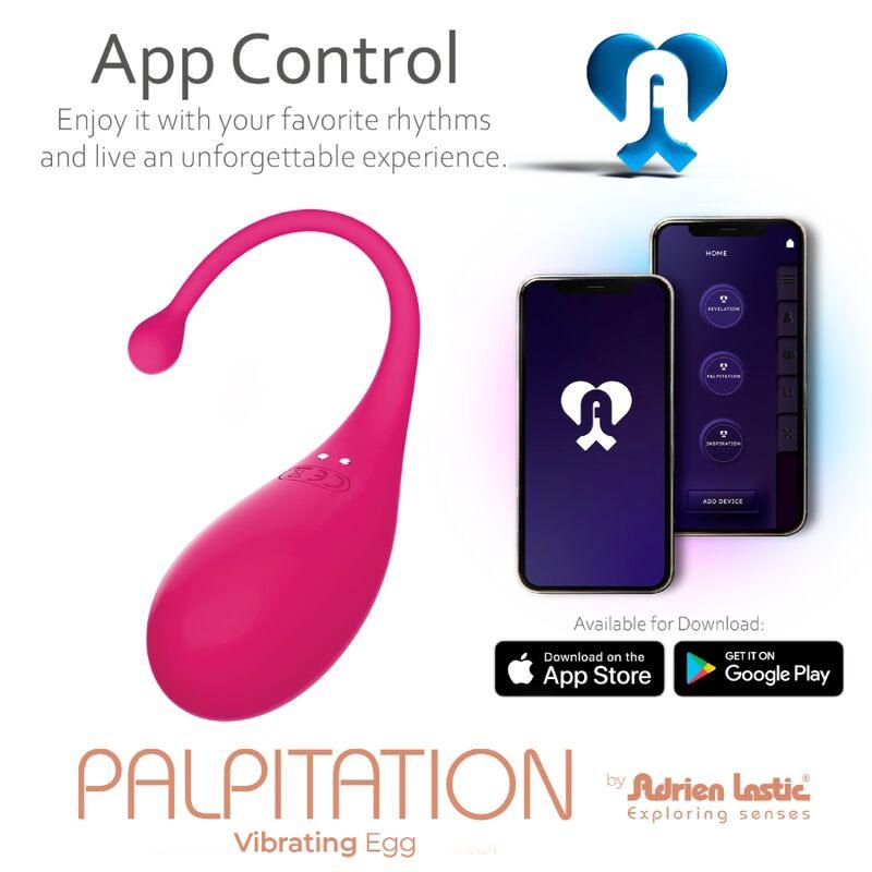 ADRIEN LASTIC - PALPITATION HUEVO VIBRADOR ROSA - APP GRATUITA - Sensuana.es