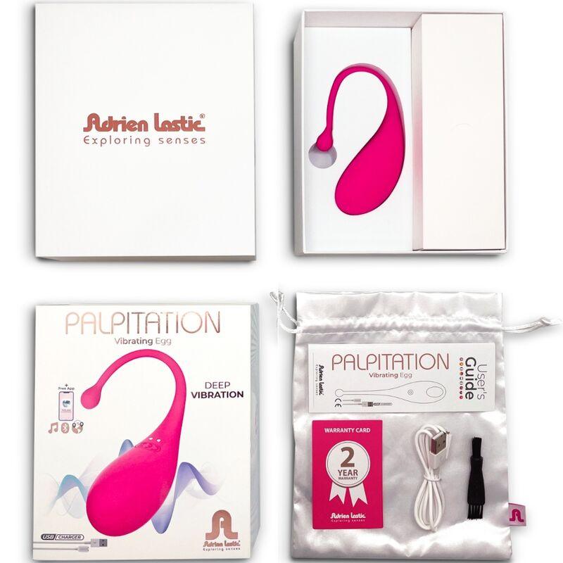 ADRIEN LASTIC - PALPITATION HUEVO VIBRADOR ROSA - APP GRATUITA - Sensuana.es