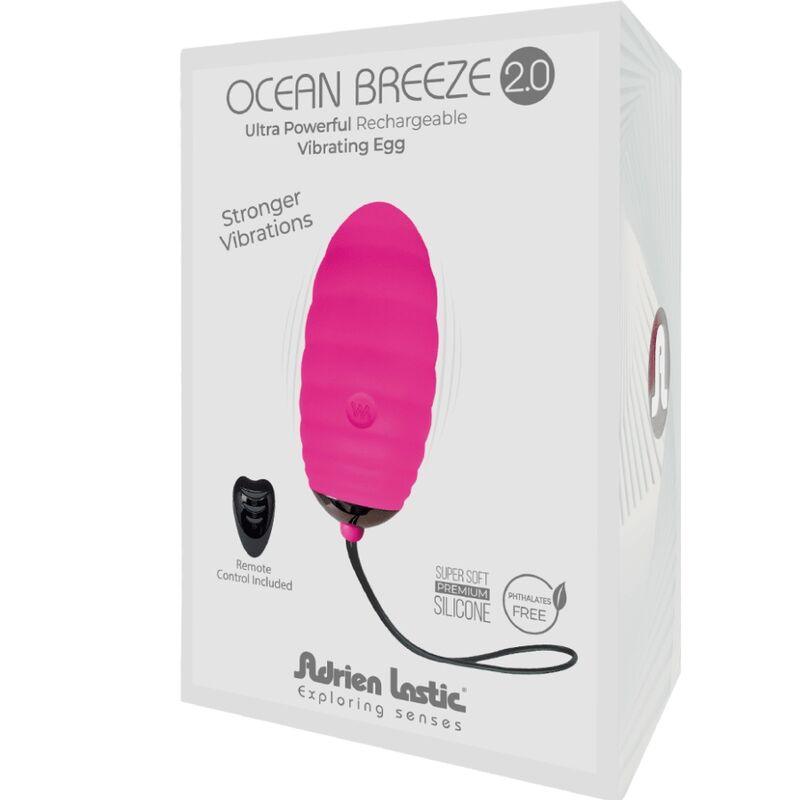 ADRIEN LASTIC - OCEAN BREEZE 2.0 HUEVO VIBRADOR RECARGABLE CONTROL REMOTO ROSA - Sensuana.es