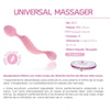 FEMINTIMATE - MASAJEADOR UNIVERSAL VIBRADOR SILICONA ROSA - Sensuana.es