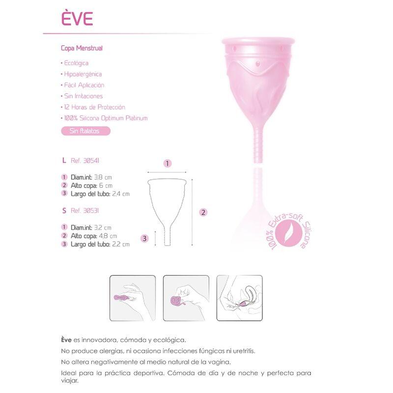 FEMINTIMATE - EVE COPA MENSTRUAL SILICONA TALLA S - Sensuana.es