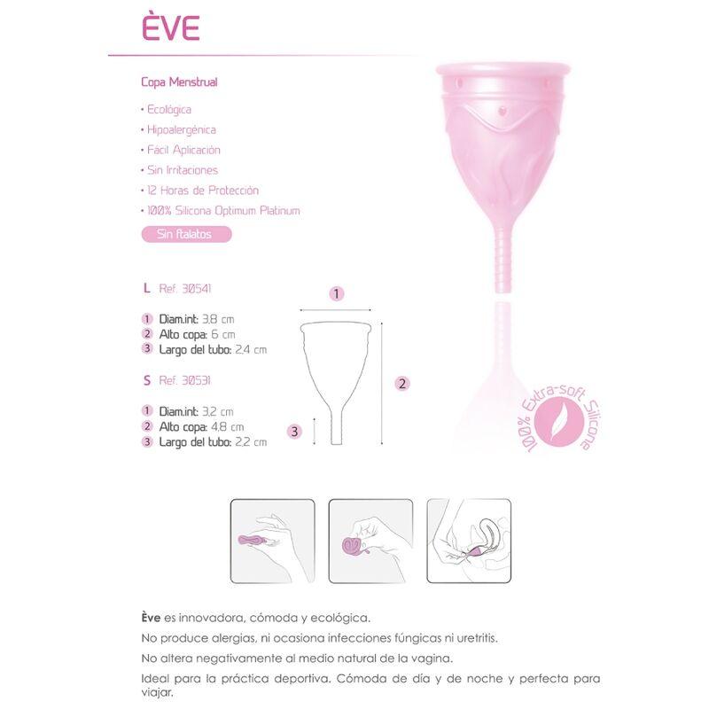 FEMINTIMATE - EVE COPA MENSTRUAL SILICONA TALLA L - Sensuana.es