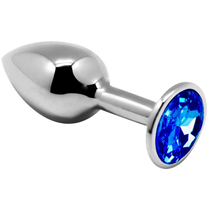 ALIVE - ANAL PLEASURE MINI PLUG METAL AZUL TALLA L - Sensuana.es