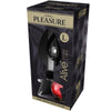 ALIVE - ANAL PLEASURE MINI PLUG METAL ROJO TALLA L - Sensuana.es