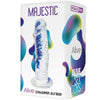 ALIVE - MAJESTIC PENE REALISTICO TRANSPARENTE 14.7 CM - Sensuana.es