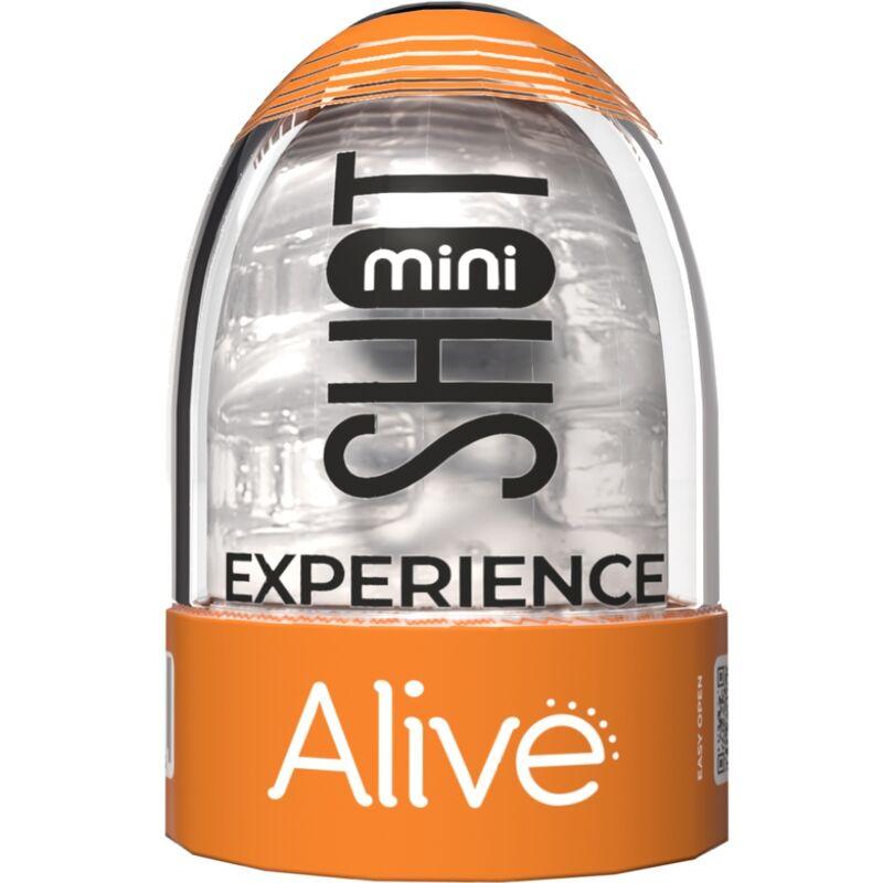 ALIVE - SHOT EXPERIENCE MINI MASTURBADOR TRANSPARENTE - Sensuana.es