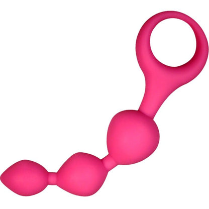 ALIVE - TRIBALL BOLAS ANALES SILICONA ROSA 15 CM - Sensuana.es