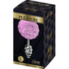 ALIVE - ANAL PLEASURE PLUG ESPIRAL METAL POMPON VIOLETA TALLA L - Sensuana.es