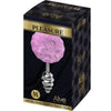 ALIVE - ANAL PLEASURE PLUG ESPIRAL METAL POMPON VIOLETA TALLA M - Sensuana.es