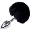 ALIVE - ANAL PLEASURE PLUG LISO METAL POMPON NEGRO TALLA L - Sensuana.es