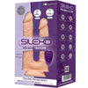 SILEXD - MODELO 1 PENE REALISTICO DOBLE PENETRACION VIBRADOR SILICONA PREMIUM SILEXPAN CONTROL REMOTO 17.5 / 19.5 CM - Sensuana.es