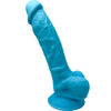 SILEXD - MODELO 1 PENE REALISTICO SILICONA PREMIUM SILEXPAN AZUL 17.5 CM - Sensuana.es