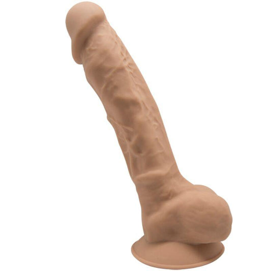 SILEXD - MODELO 1 PENE REALISTICO SILICONA PREMIUM SILEXPAN CARAMELO 17.5 CM - Sensuana.es