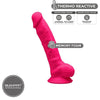 SILEXD - MODELO 1 PENE REALISTICO SILICONA PREMIUM SILEXPAN FUCSIA 17.5 CM - Sensuana.es