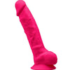 SILEXD - MODELO 1 PENE REALISTICO SILICONA PREMIUM SILEXPAN FUCSIA 20 CM - Sensuana.es