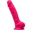 SILEXD - MODELO 1 PENE REALISTICO SILICONA PREMIUM SILEXPAN FUCSIA 23 CM - Sensuana.es