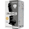 SILEXD - MODELO 1 PENE REALISTICO SILICONA PREMIUM SILEXPAN NEGRO 17.5 CM - Sensuana.es