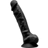 SILEXD - MODELO 1 PENE REALISTICO SILICONA PREMIUM SILEXPAN NEGRO 23 CM - Sensuana.es