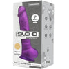 SILEXD - MODELO 1 PENE REALISTICO SILICONA PREMIUM SILEXPAN VIOLETA 17.5 CM - Sensuana.es