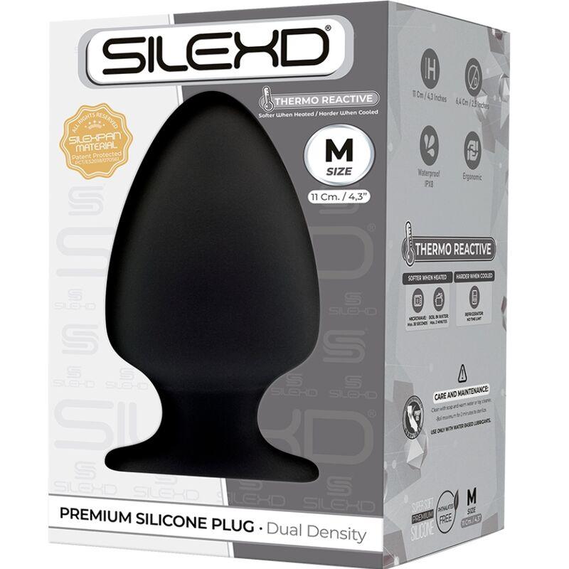 SILEXD - MODELO 1 PLUG ANAL SILICONA PREMIUM SILEXPAN PREMIUM TERMORREACTIVO TALLA M - Sensuana.es