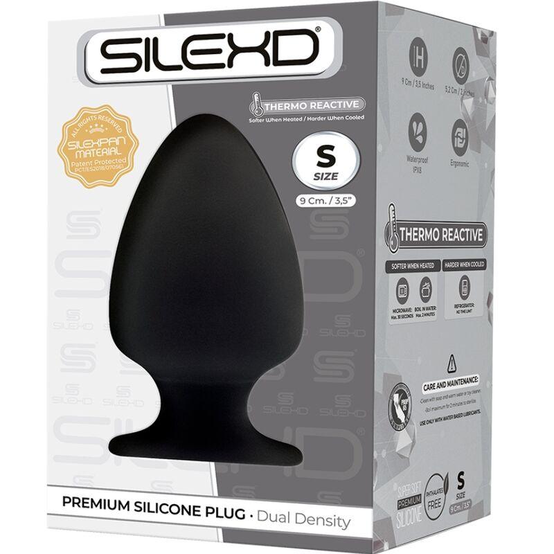 SILEXD - MODELO 1 PLUG ANAL SILICONA PREMIUM SILEXPAN PREMIUM TERMORREACTIVO TALLA S - Sensuana.es