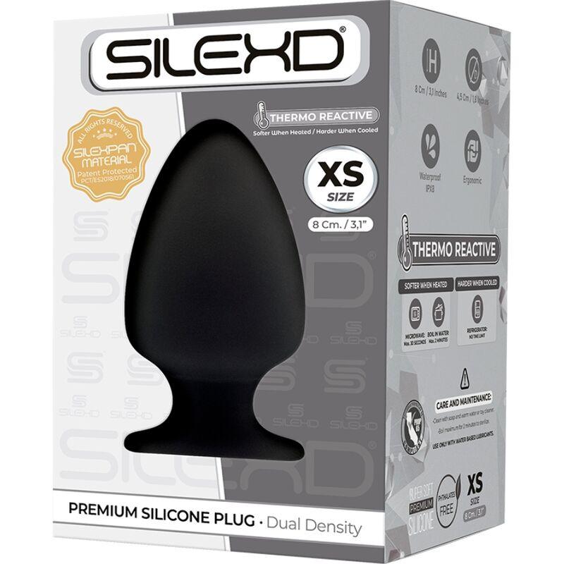 SILEXD - MODELO 1 PLUG ANAL SILICONA PREMIUM SILEXPAN PREMIUM TERMORREACTIVO TALLA XS - Sensuana.es