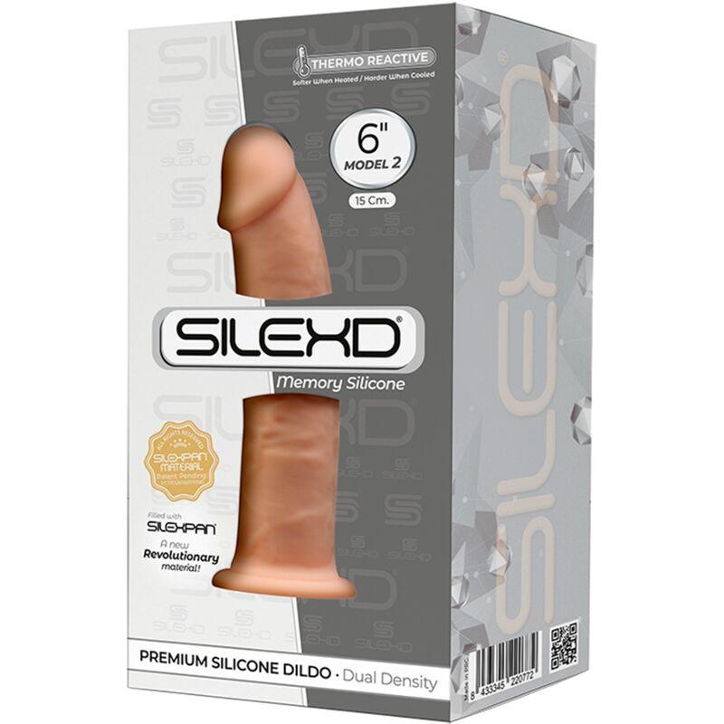 SILEXD - MODELO 2 PENE REALISTICO SILICONA PREMIUM SILEXPAN 15 CM - Sensuana.es