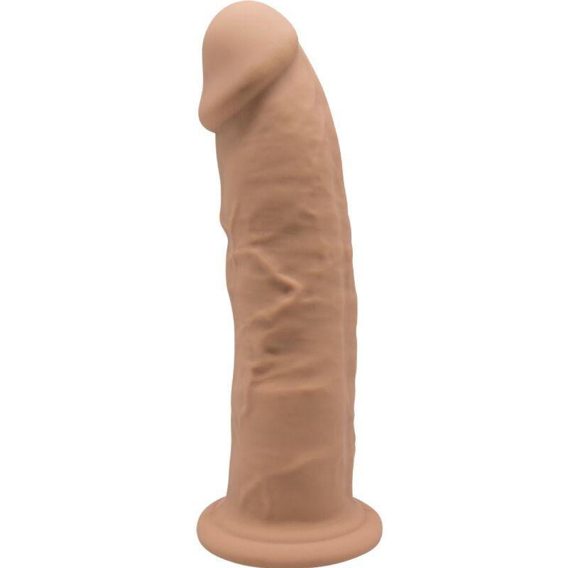 SILEXD - MODELO 2 PENE REALISTICO SILICONA PREMIUM SILEXPAN CARAMELO 23 CM - Sensuana.es