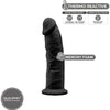 SILEXD - MODELO 2 PENE REALISTICO SILICONA PREMIUM SILEXPAN NEGRO 15 CM - Sensuana.es