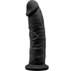 SILEXD - MODELO 2 PENE REALISTICO SILICONA PREMIUM SILEXPAN NEGRO 19 CM - Sensuana.es