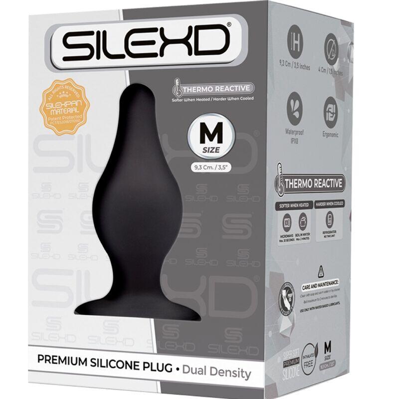 SILEXD - MODELO 2 PLUG ANAL SILICONA PREMIUM SILEXPAN PREMIUM TERMORREACTIVO TALLA M - Sensuana.es