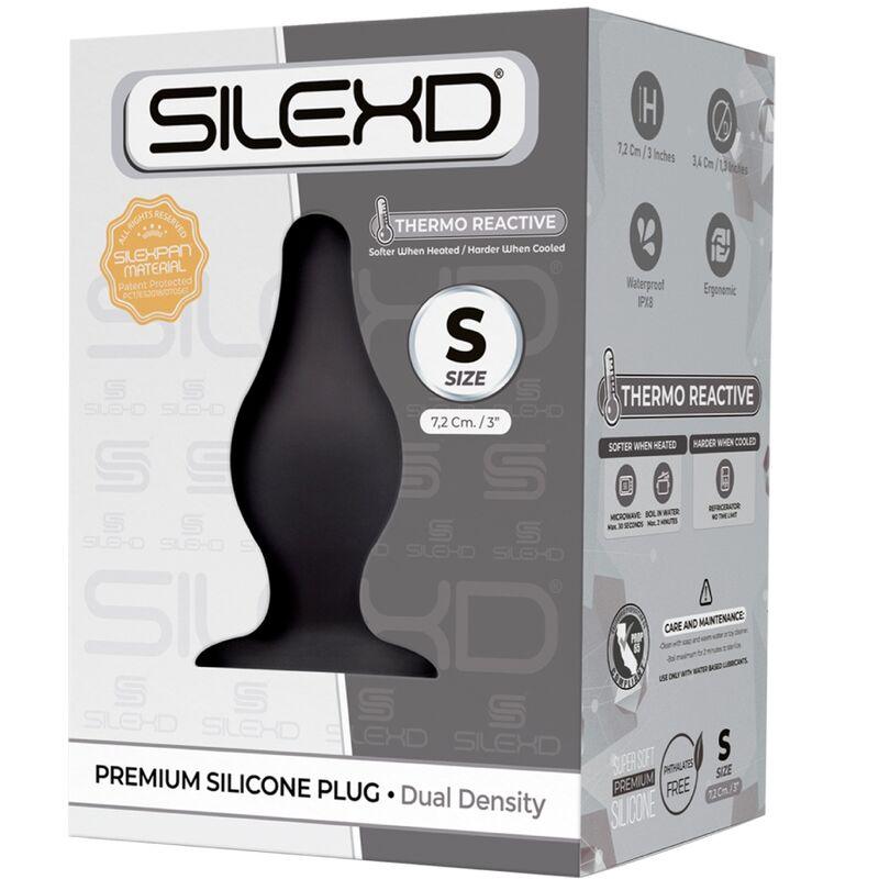 SILEXD - MODELO 2 PLUG ANAL SILICONA PREMIUM SILEXPAN PREMIUM TERMORREACTIVO TALLA S - Sensuana.es