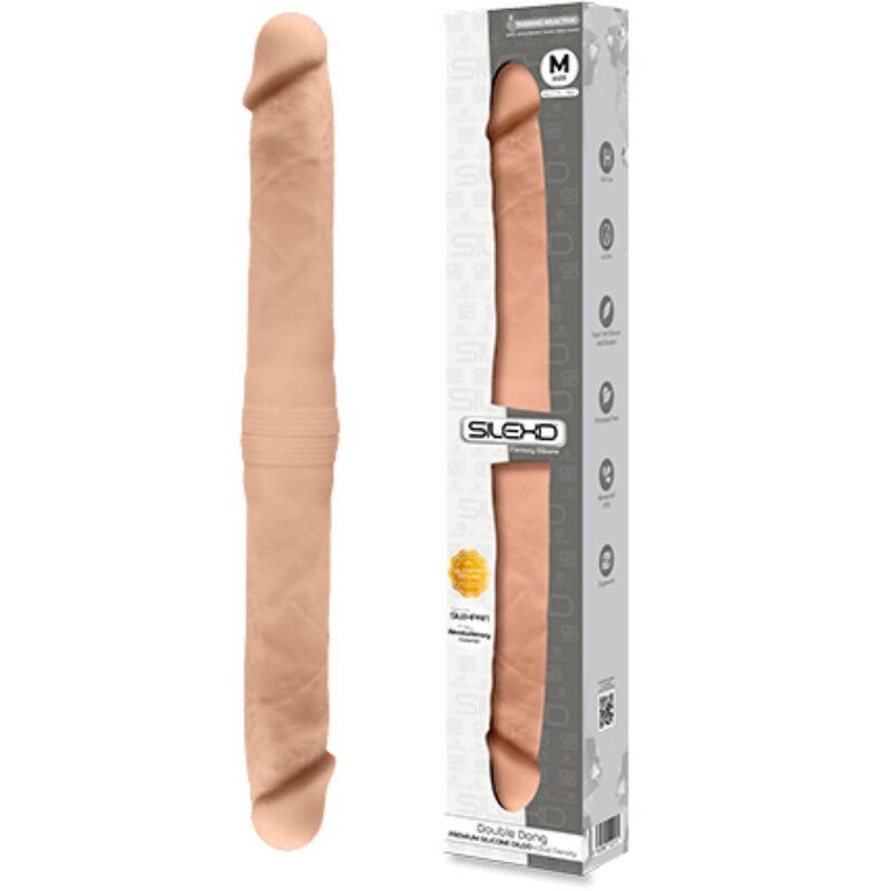 SILEXD - PENE REALISTICO DOBLE SILICONA PREMIUM SILEXPAN 42.5 CM - Sensuana.es