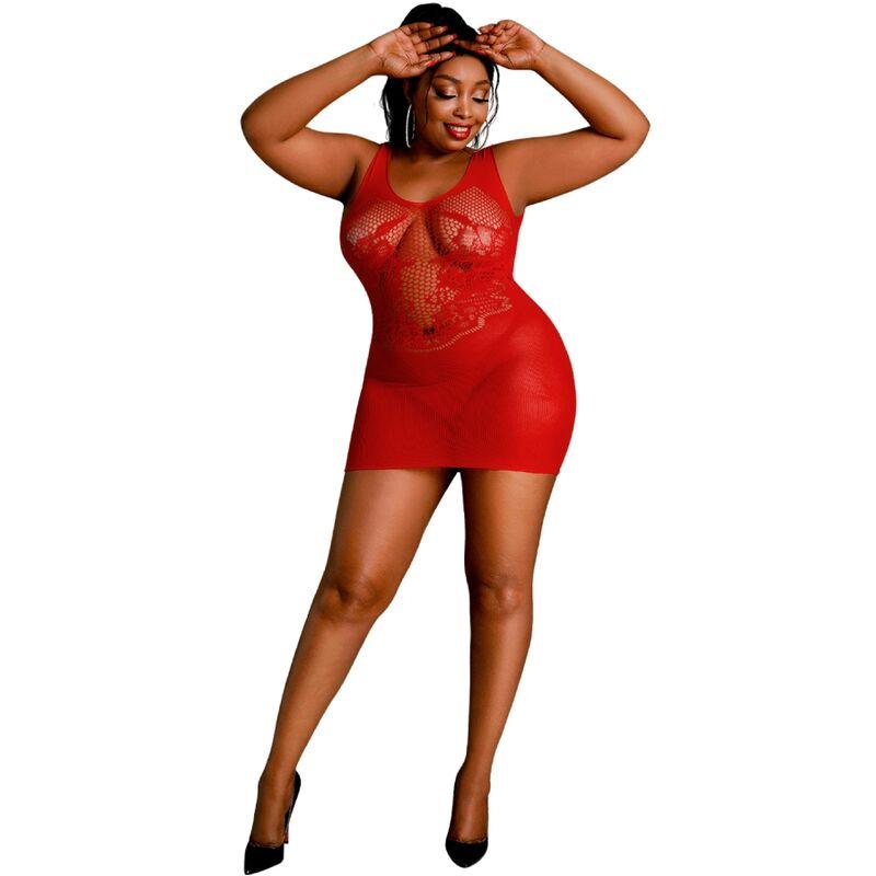 MOONLIGHT - MODELO 8 VESTIDO ROJO TALLA UNICA / PLUS SIZE - Sensuana.es