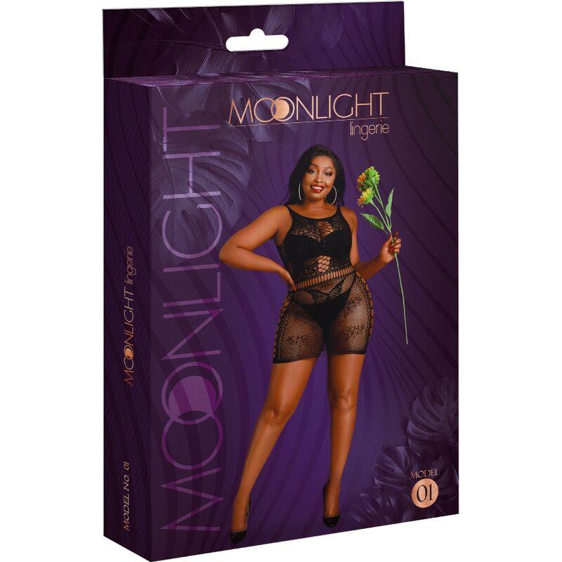 MOONLIGHT - MODELO 1 VESTIDO NEGRO TALLA UNICA / PLUS SIZE - Sensuana.es