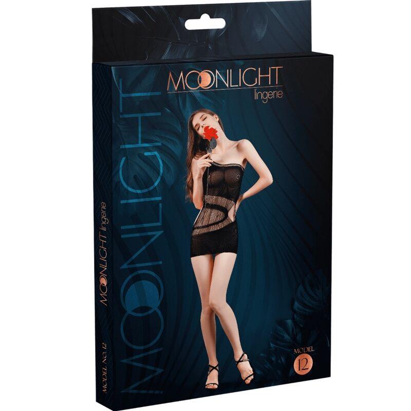 MOONLIGHT - MODELO 12 VESTIDO NEGRO TALLA UNICA - Sensuana.es