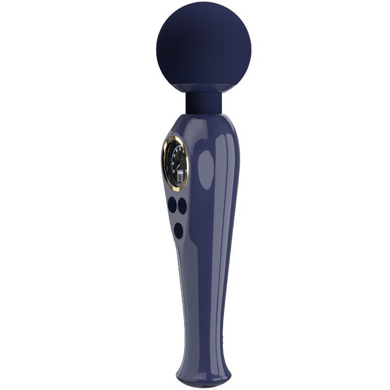 PRETTY LOVE - SKYLER VIBRADOR WAND AZUL - Sensuana.es