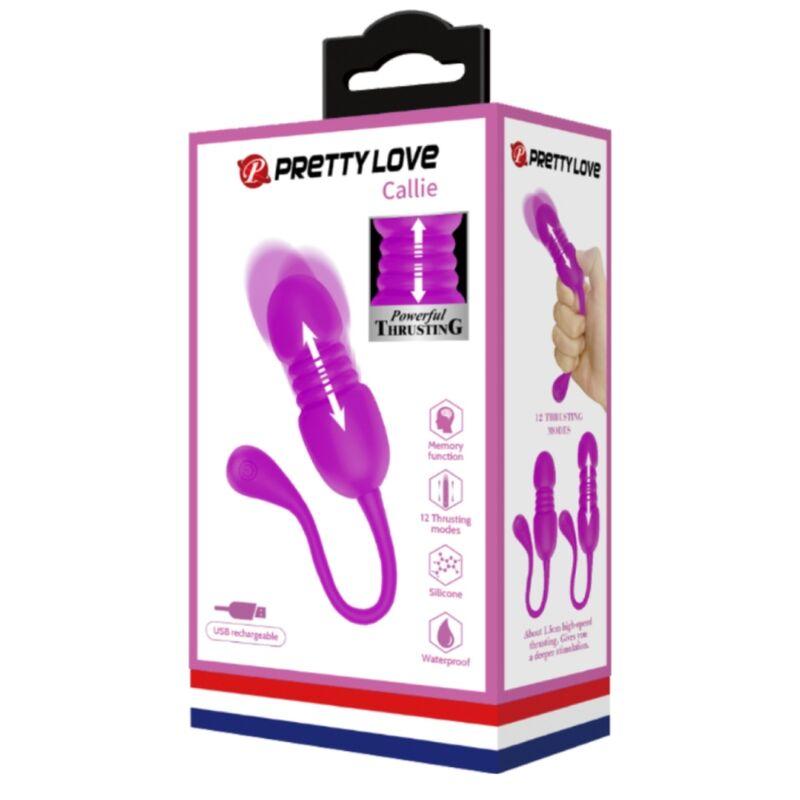 PRETTY LOVE - CALLIE HUEVO VIBRADOR RECARGABLE MORADO - Sensuana.es