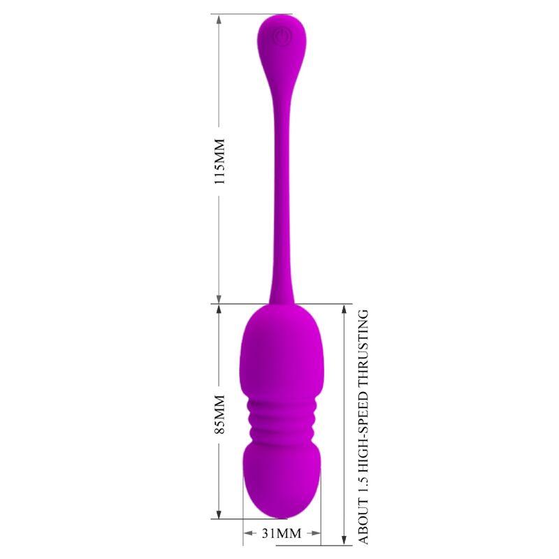 PRETTY LOVE - CALLIE HUEVO VIBRADOR RECARGABLE MORADO - Sensuana.es