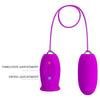 PRETTY LOVE - DAISY HUEVO DUAL VIBRADOR RECARGABLE MORADO - Sensuana.es