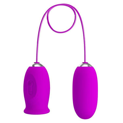 PRETTY LOVE - DAISY HUEVO DUAL VIBRADOR RECARGABLE MORADO - Sensuana.es