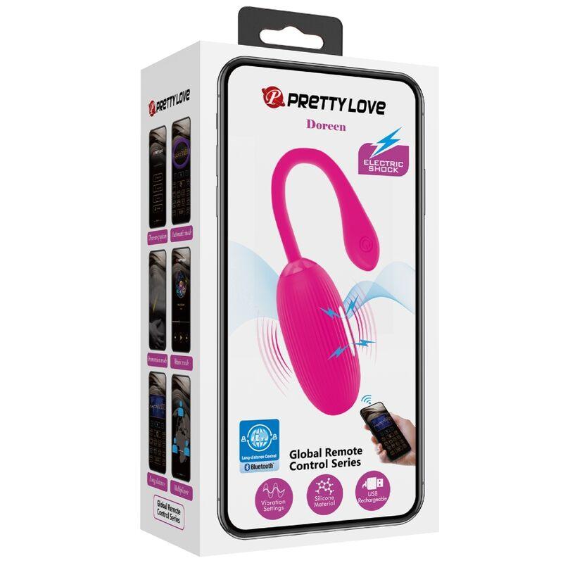 PRETTY LOVE - DOREEN HUEVO VIBRADOR RECARGABLE MAGENTA - Sensuana.es