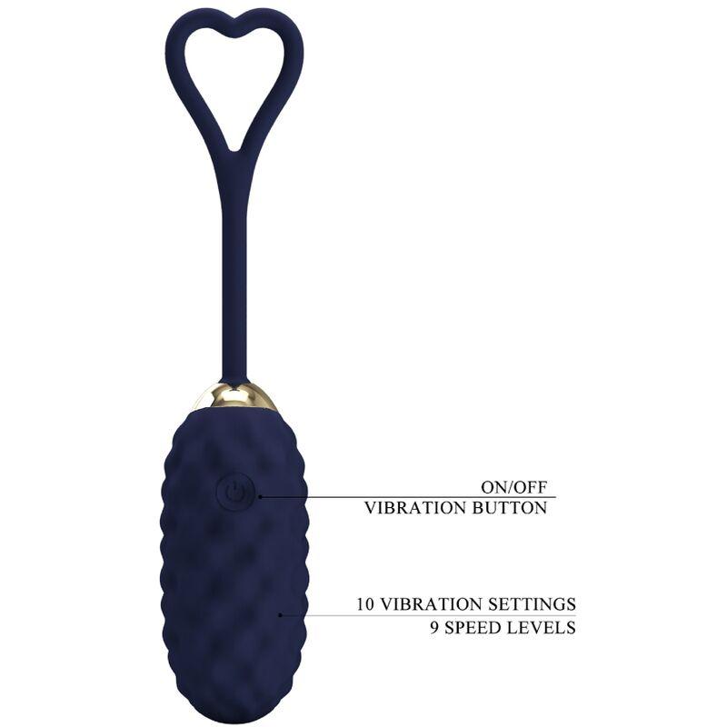 PRETTY LOVE - VIVIAN HUEVO VIBRADOR CONTROL REMOTO AZUL - Sensuana.es